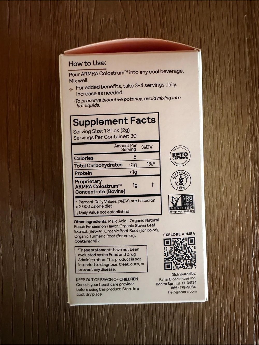 ARMRA colostrum